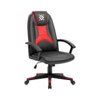 Кресло игровое Defender Shark полиуретан, Класс 3, Black/Red