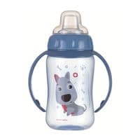 Поильник-непроливайка Canpol babies Cute Animals Собачка с мягким носиком и ручками 320 мл (56/512_blu)