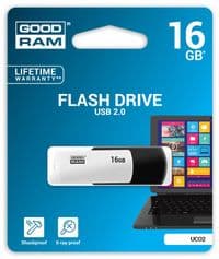 Флеш-накопитель USB 16GB GOODRAM UCO2 (Colour Mix) Black/White (UCO2-0160KWR11)