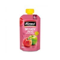 Детское пюре Hame Pouch Яблоко, персик, 100 г (8595139797515)