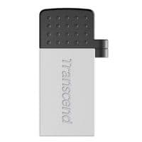 Флеш-накопитель USB 16GB OTG Transcend JetFlash 380 Silver (TS16GJF380S)