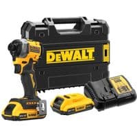 Шуруповерт DeWALT ударный 18 В XR Li-Ion, 2x2Ah, 206 Нм, 2 Ач, 3250 об/мин, TSTAK (DCF850D2T)