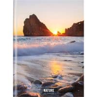 Блокнот Optima Nature of Ukraine: море А4, жесткая обкл. 96 листов, ячейка (O20378-10)