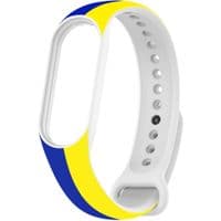 Ремінець Armorstandart для Xiaomi Mi Band 4/3 Blue - Yellow (ARM65667)