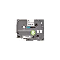 Етикетка самоклеюча UKRMARK B-S-T241P-BK/WT, сумісна з TZES241, 18мм х 8м. black on white (B-S-T241P-BK/WT)