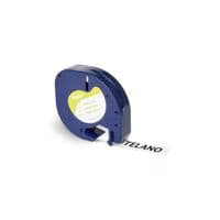 Етикетка самоклеюча UKRMARK D-91200-BK/WT, сумісна з DYMO 91200/S0721510, для серії LT. 12мм х 4м. black on white (D-91200-BK/WT)