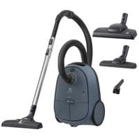 Пилосос Electrolux мішковий, 750Вт, 3,5л, HEPA12, s-bag, 4 насадки, синій