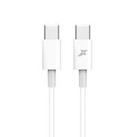 Дата кабель Type-C на Type-C 20W CC-03W White Grand-X (CC-03W)