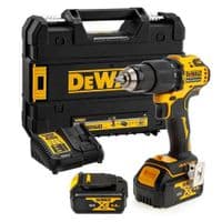 Шуруповерт DeWALT 18В XR Li-Ion, 4Ah, 65 Нм, 450-1650 об/мин, вес 1.2 кг, TSTAK (DCD709M2T)