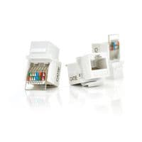 Модуль Keystone RJ-45 кат.5E UTP, вузький 17,2мм Voltronic (KS201)