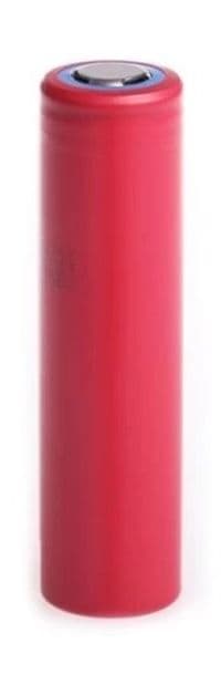 Аккумулятор 18650, 3500 mAh, Sanyo UR18650GA, 3500mAh, 10A, 4.2/3.6/2.5V, Red