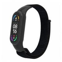 Ремешок для фитнеса браслета Armorstandart нейлоновый для Xiaomi Mi Band 7/6/5/4 Black (ARM67839)