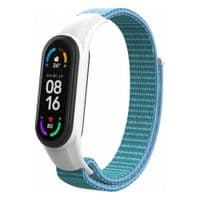 Ремешок для фитнеса браслета Armorstandart нейлоновый для Xiaomi Mi Band 7/6/5/4 Light Blue (ARM69066)