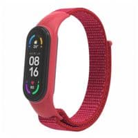 Ремешок для фитнеса браслета Armorstandart нейлоновый для Xiaomi Mi Band 7/6/5/4 Red (ARM67842)
