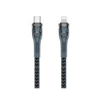 Дата-кабель USB-C на Lightning Seeman PD-B94a Black Proda (PD-B89 (C-L)-BK)