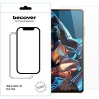 Скло захисне BeCover Poco X5 Pro 5G 3D Crystal Clear Glass (709251)