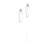 Кабель ACCLAB PwrX USB Type-C-USB Type-C 1.2 м 60W Белый (1283126559563)