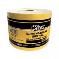 Наждачний папір Werk паперова основа - 115мм х 50м, К40 (64689)