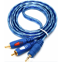 Кабель AUX Audio 3.5мм - RCAx2 M/M 3.0м OEM