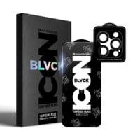 Скло захисне Armorstandart Supreme Plus Black Icon Apple iPhone 14 Pro Max (ARM68064)