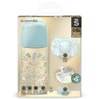 Набор для кормления новорожденных Suavinex Gold Edition, синий (307878)