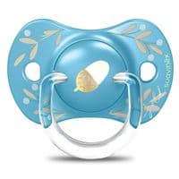 Пустышка Suavinex Gold Edition физиологическая, +18 мес. голубая (307862)