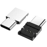Адаптер XoKo AC-045 USB-USB Type-C Silver 2шт. (XK-AC045-SL2)