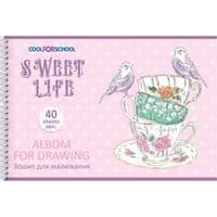 Альбом для малювання Cool For School на пружині NATURE, 40аркушів 100г/м2 (CF60904-03)