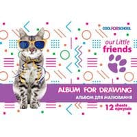 Альбом для малювання Cool For School на скобі , 12 аркушів (CF60905-09)