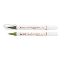 Художній маркер STA пензлик акварельний AQUA NATURAL BRUSH 3700, зелений оливковий (STA3700-37)