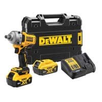 Гайковерт DeWALT ударный 18 В XR Li-lon, 2x5Ah, бесщеточный, 812 Нм, TSTAK (DCF891P2T)