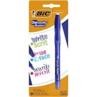 Ручка гелева Bic пиши -стирай Gel-Ocity illusion, синя (bc504895)