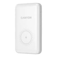 CANYON PB-1001, 18 Вт PD+QC 3,0+10 Вт Магніт бездротовий зарядний пристрій powerbank 10000 мАг Li-poly акумулятор, Lightning Input: DC5V/2A, 9V/2A Type c PD Input DC5V/3A, 9V/2A，Type C PD utput: 5V /3A,9V/2.2A,12V/1.5AQC 3.0 Вихід: DC5V/3A, 9V/2A, 12V/1.5A, бездротовий
