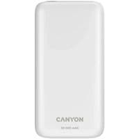 CANYON PB - 301, Power bank 30000mAh літій-полімерна батарея, вхід Micro: DC5V/2A, 9V/2A Тип входу c PD: DC5V/3A, 9V/2A， Тип виходу C PD:5V/3A,9V/2.2A, 12V/1.5Aвихід USB A1+USBA 2 : 5V3A,5V/4.5A,4.5V/5A,9V2A,12V1.5A,22.5W кабель швидкого заряджання 0.3m, 1