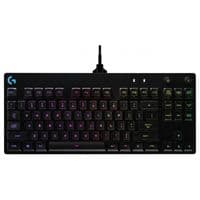 LOGITECH G PRO TKL Corded Mechanical Gaming Keyboard - BLACK - US INT'L - USB - CLICKY