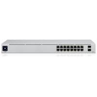 USW-16-PoE 16 RJ45 ports with 2 SFP ports