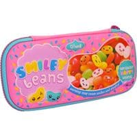 Пенал Cool For School з тисненням 1 відділення Фуксія (QT-5616-Rosered)