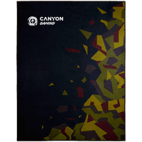 CANYON FM-02, floor mat for gaming chair lower side:antislip basedurable polyester fabricSize: 100x130cmColor: Black+camouflage pattern