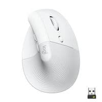 LOGITECH Lift Bluetooth Vertical Ergonomic Mouse - OFF-WHITE/PALE GREY