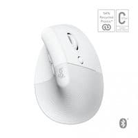 LOGITECH Lift for Mac Vertical Ergonomic Mouse - OFF-WHITE/PALE GREY - 2.4GHZ/BT - EMEA - ON+OFFLINE,B2C,MAC