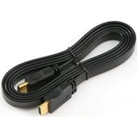 Кабель HDMI M-M, 1.5 м, V1.4, 4K 60Hz, плоский, черный