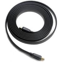 Кабель HDMI M-M, 3.0 м, V1.4, 4K 60Hz, плоский, черный