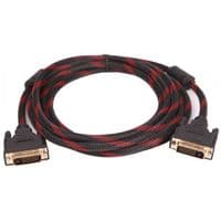 Кабель DVI-D 24M - 24M, 3.0 м, оплетка