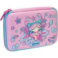 Пенал Cool For School 1 відділення з органайзером рожевий (QT-5630-Pink)