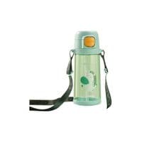 Пляшка для води Casno 690 мл KXN-1219 Зелена Зебра з соломинкою (KXN-1219_Green)