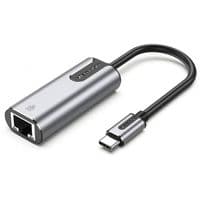 Переходник USB3.1 Type-C --> Ethernet RJ45 1000Mb Aluminum черный Vention
