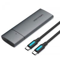Внешний карман для SSD M.2 (NVME) M-key USB Type-C 3.2 серый Vention