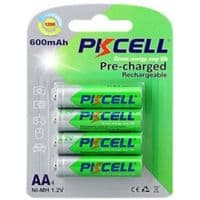 Аккумулятор PkCell AA R6 NiMH 600mAh*4 (PC/AA600-4BA)