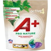 Капсулы для стирки A+ Pro Nature 4 в 1 56 шт. (8435495830788)