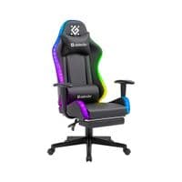 Крісло ігрове Defender Watcher, 60мм, Клас 4, RGB ПУ, Black